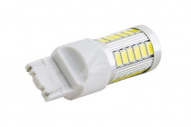  Светодиодная автолампа 7440 (W21W) 30SMD-5630 белая, с линзой. - 3
